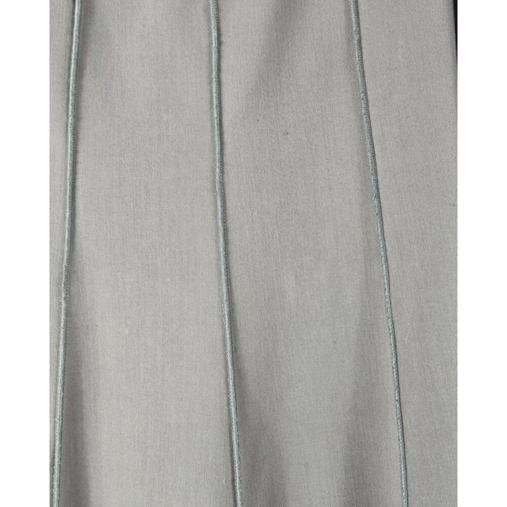 Fluted Vintage Midi Skirt Khaki Sz 10 by Maakif Classic Career Wear Office Twirl - Picture 15 of 15